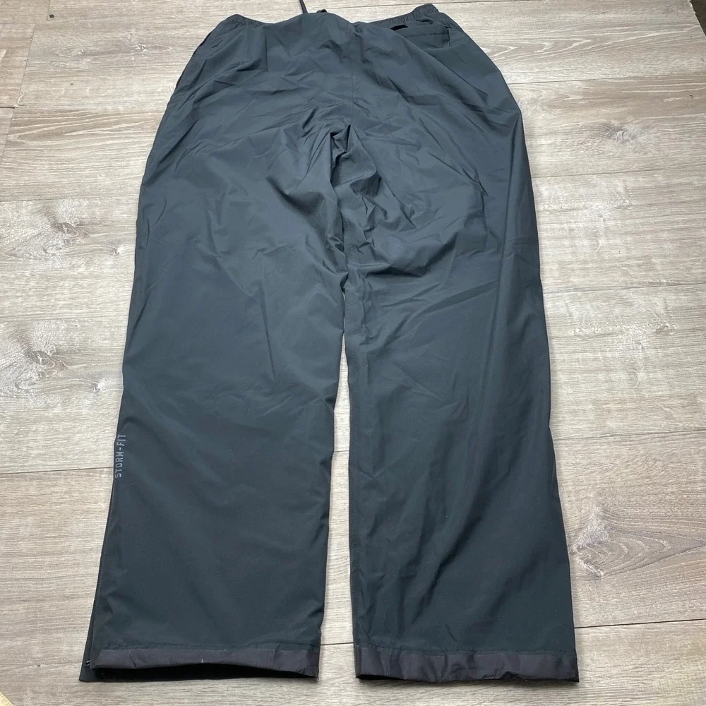 Nike Golf Rain Pants Mens XL Black Carolina Panthers Storm-Fit Athletic 726399